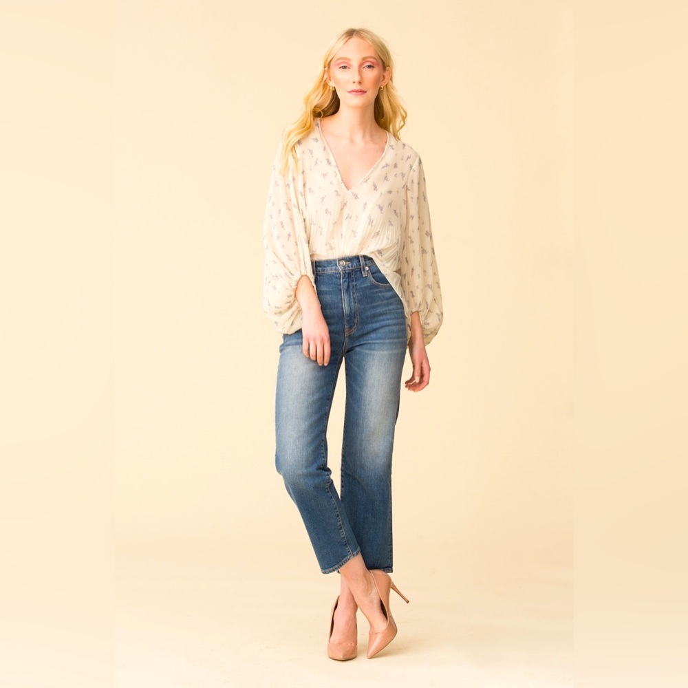 SLVRLAKE Blue Straight Leg Jeans